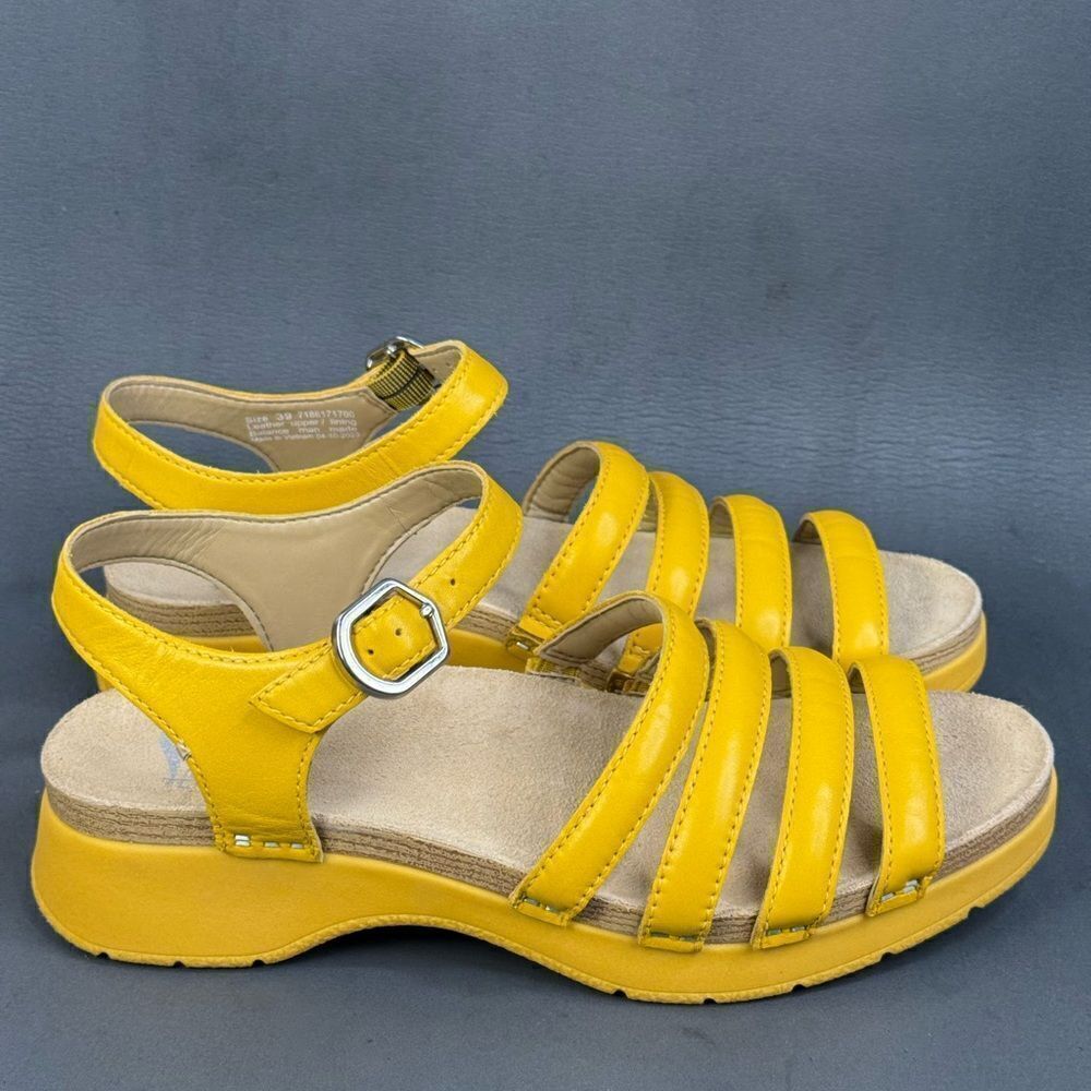 DANSKO Nappa Leather Roxie Comfort Sandals women’s size 7.5 (38)